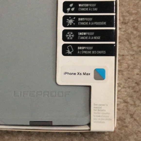 Life proof iPhone XS Max gray case. New! - Picture 2 of 4